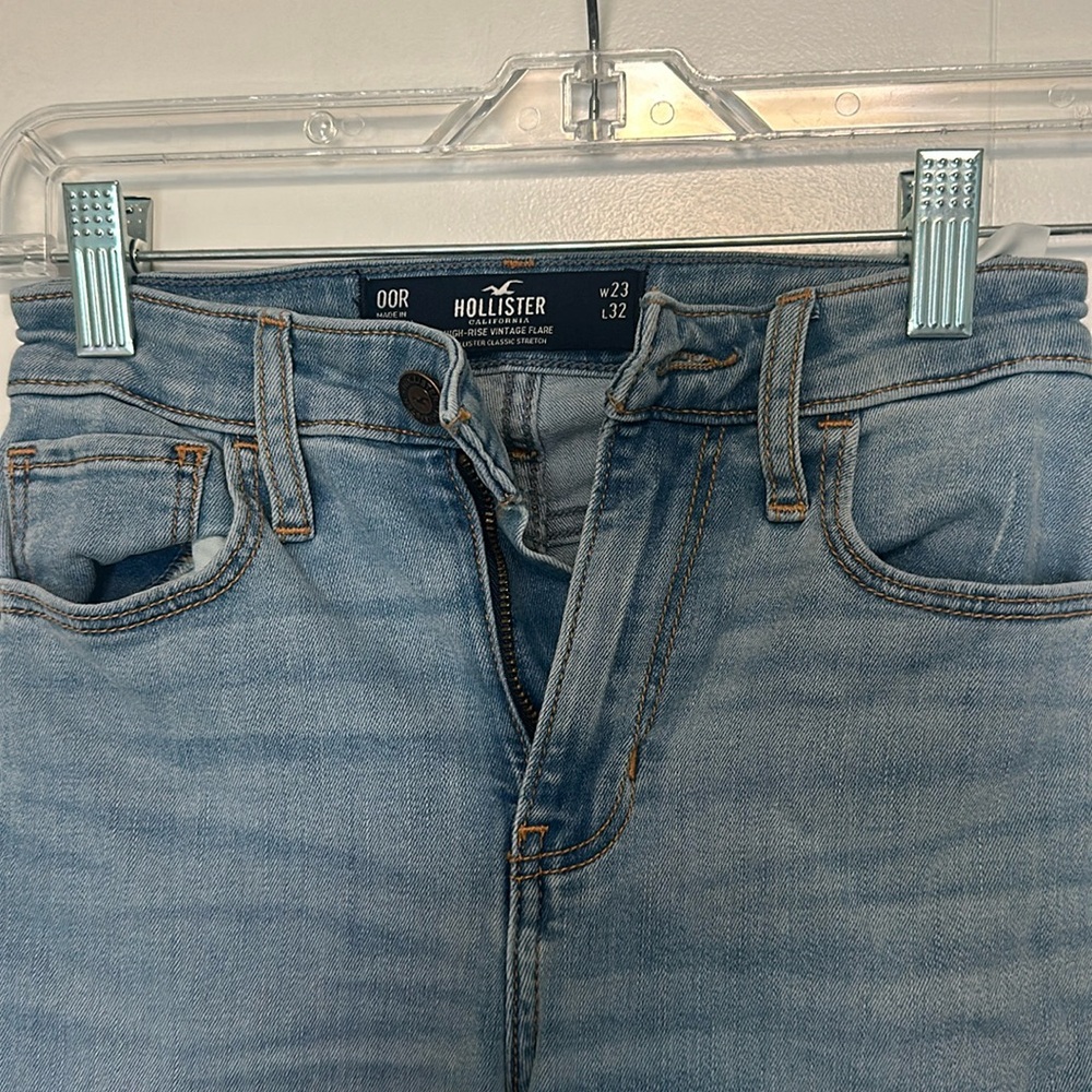 Hollister flare jeans light wash size 00R